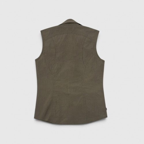Jack Wolfskin Outdoor Αμάνικο Πουκάμισο  Χακί / Pre-Owned